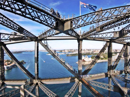 Мост Харбор-Бридж. Сидней, Австралия.