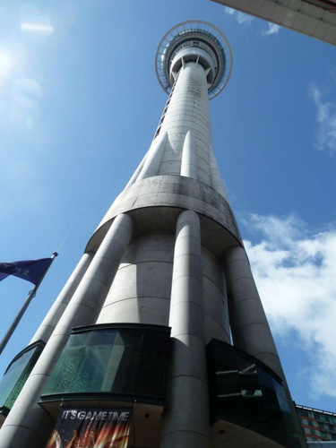 Sky Tower в Окленде, Новая Зеландия.
