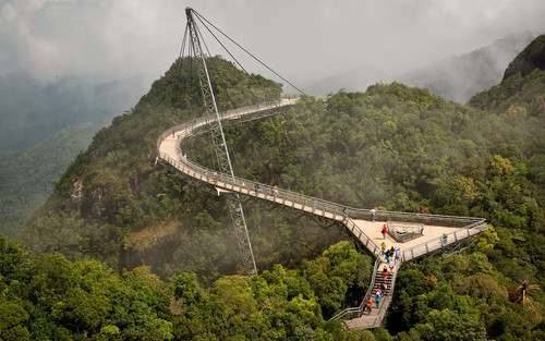 Небесный мост Лангкави, Малайзия.