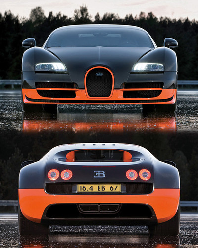 Bugatti Veyron спереди