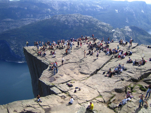скала Кафедра, Норвегия