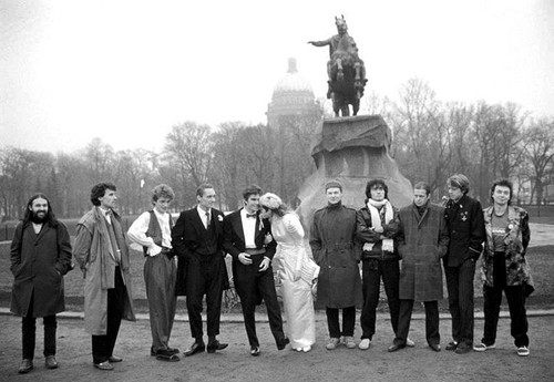 Рок тусовка на свадьбе Юрия Каспаряна и Джоанны Стингрей. 1987 год