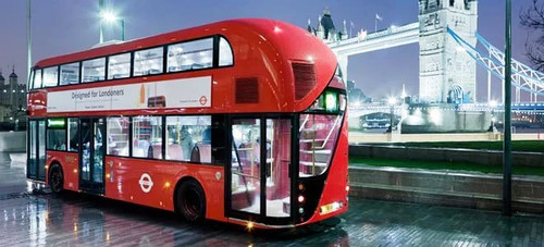 Двухэтажные автобусы Лондона