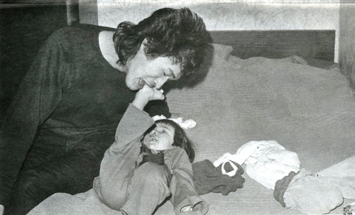 Виктор Цой с сыном Александром.