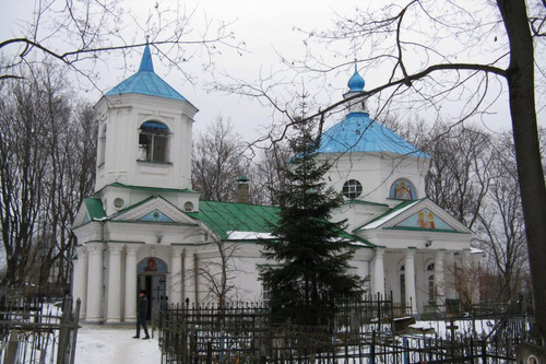 Великие Луки Казанская церковь с погостом 19 века